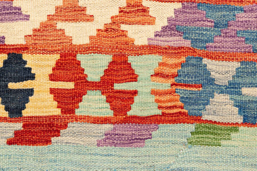 Afghanischer Kelim – 298 × 202 cm – handgewebt aus Schurwolle
