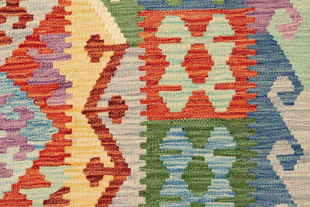 Afghanischer Kelim – 298 × 202 cm – handgewebt aus Schurwolle