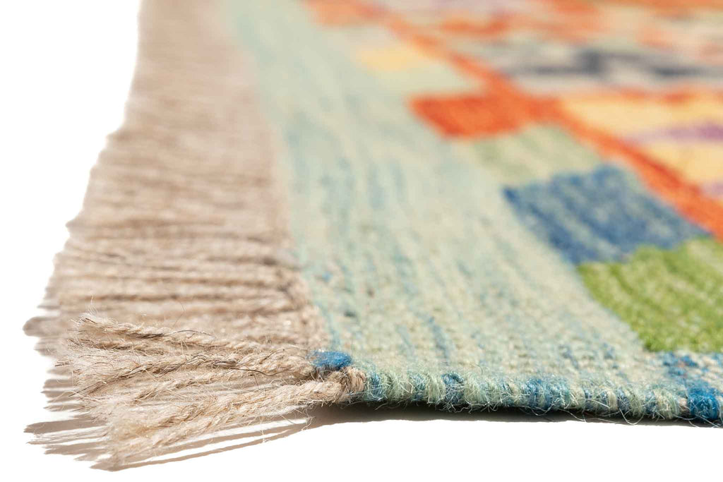 Afghanischer Kelim – 298 × 202 cm – handgewebt aus Schurwolle