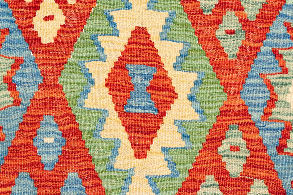 Afghanischer Kelim – 306 × 214 cm – handgewebt aus Schurwolle