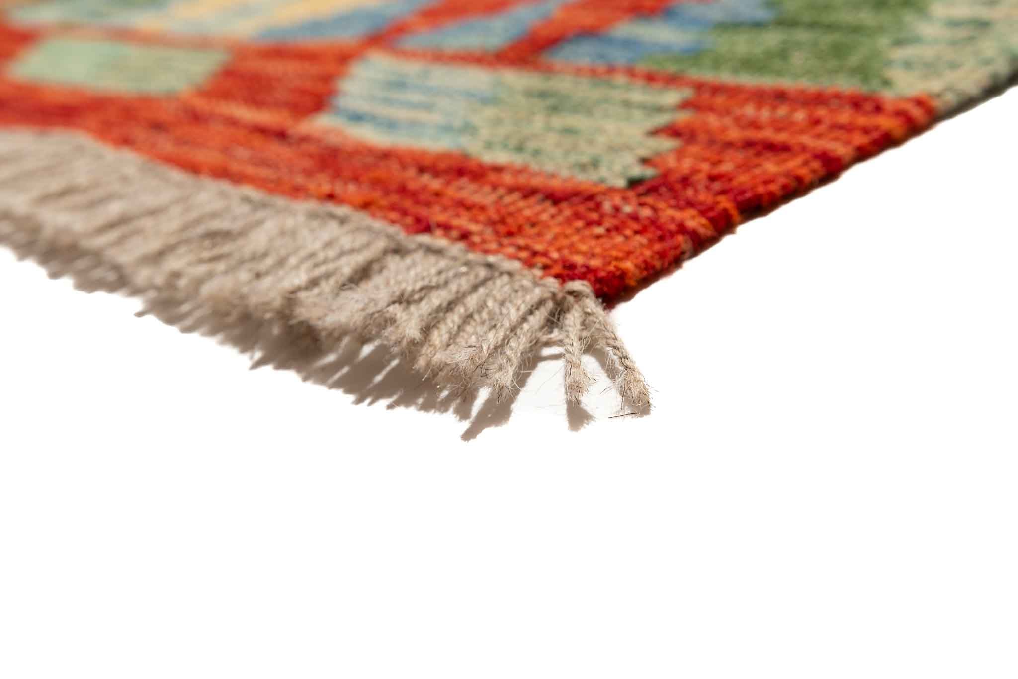 Afghanischer Kelim – 306 × 214 cm – handgewebt aus Schurwolle