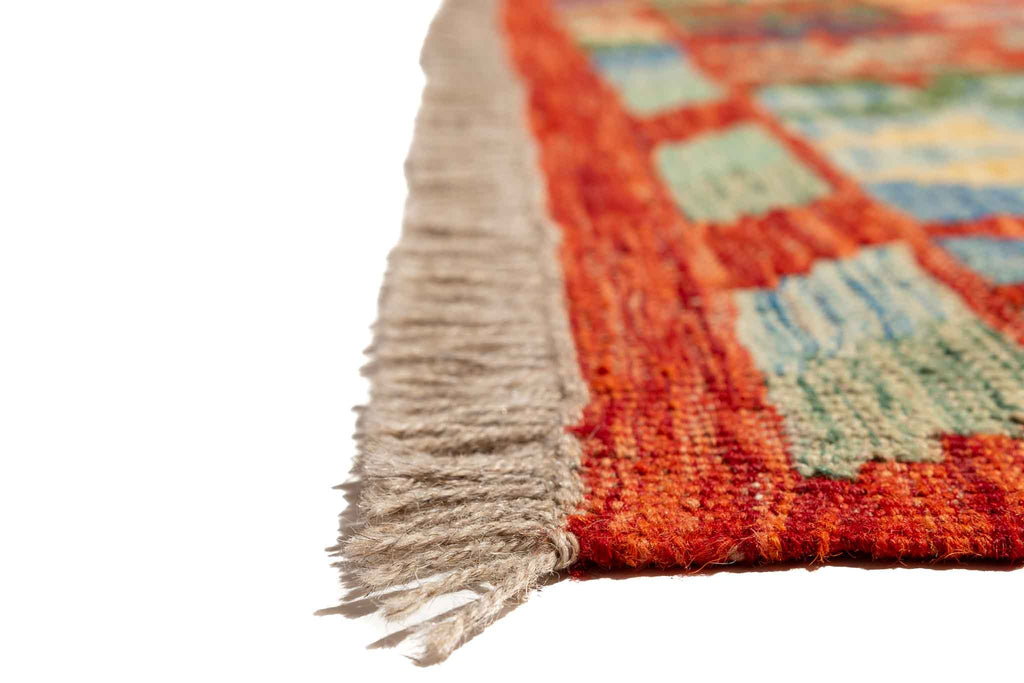 Afghanischer Kelim – 306 × 214 cm – handgewebt aus Schurwolle