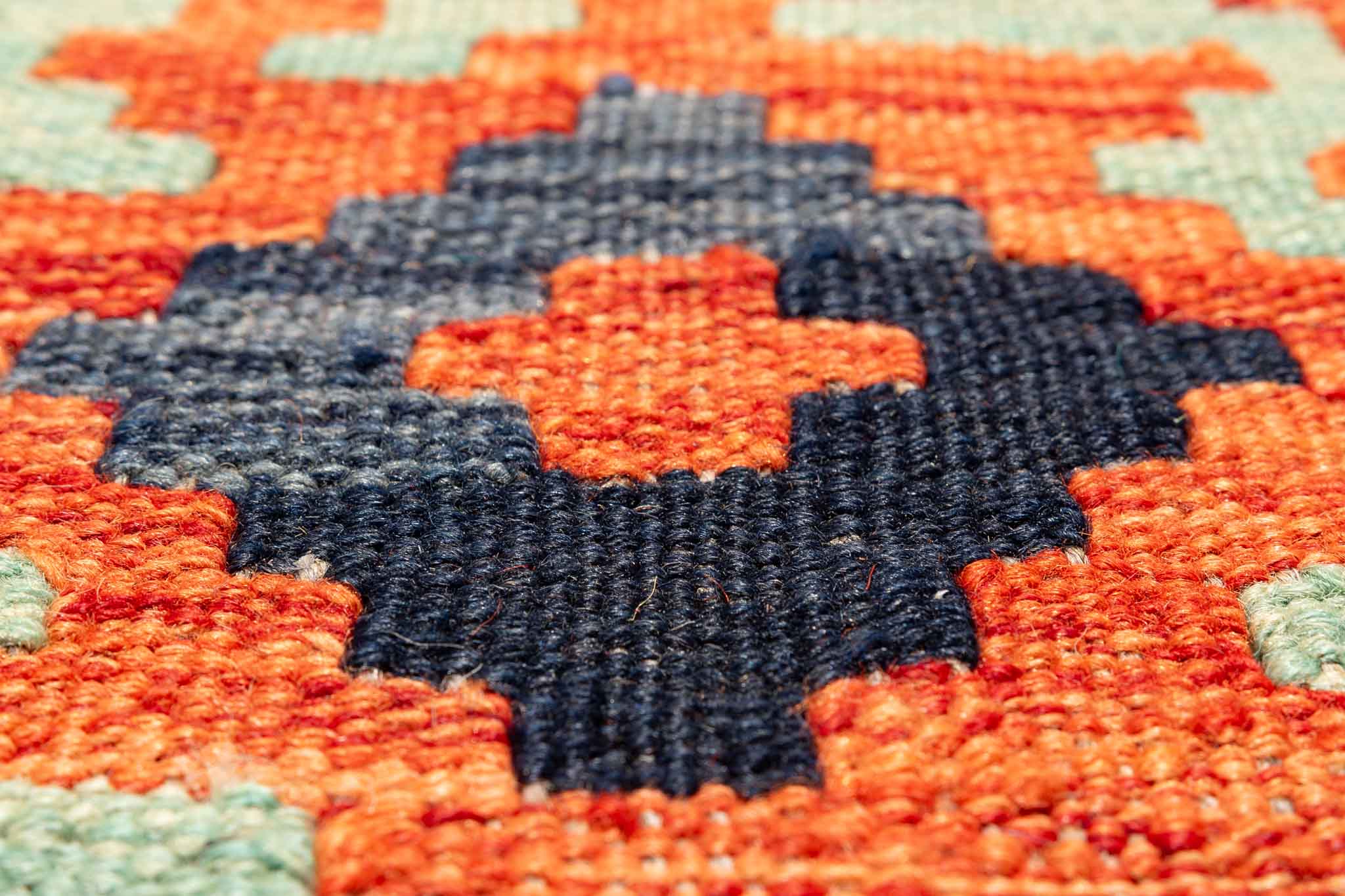 Afghanischer Kelim – 295 × 200 cm – handgewebt aus Schurwolle