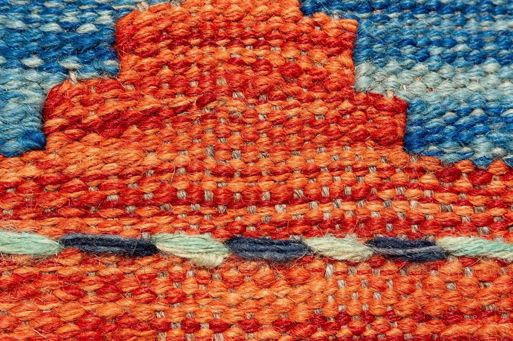 Afghanischer Kelim – 295 × 200 cm – handgewebt aus Schurwolle