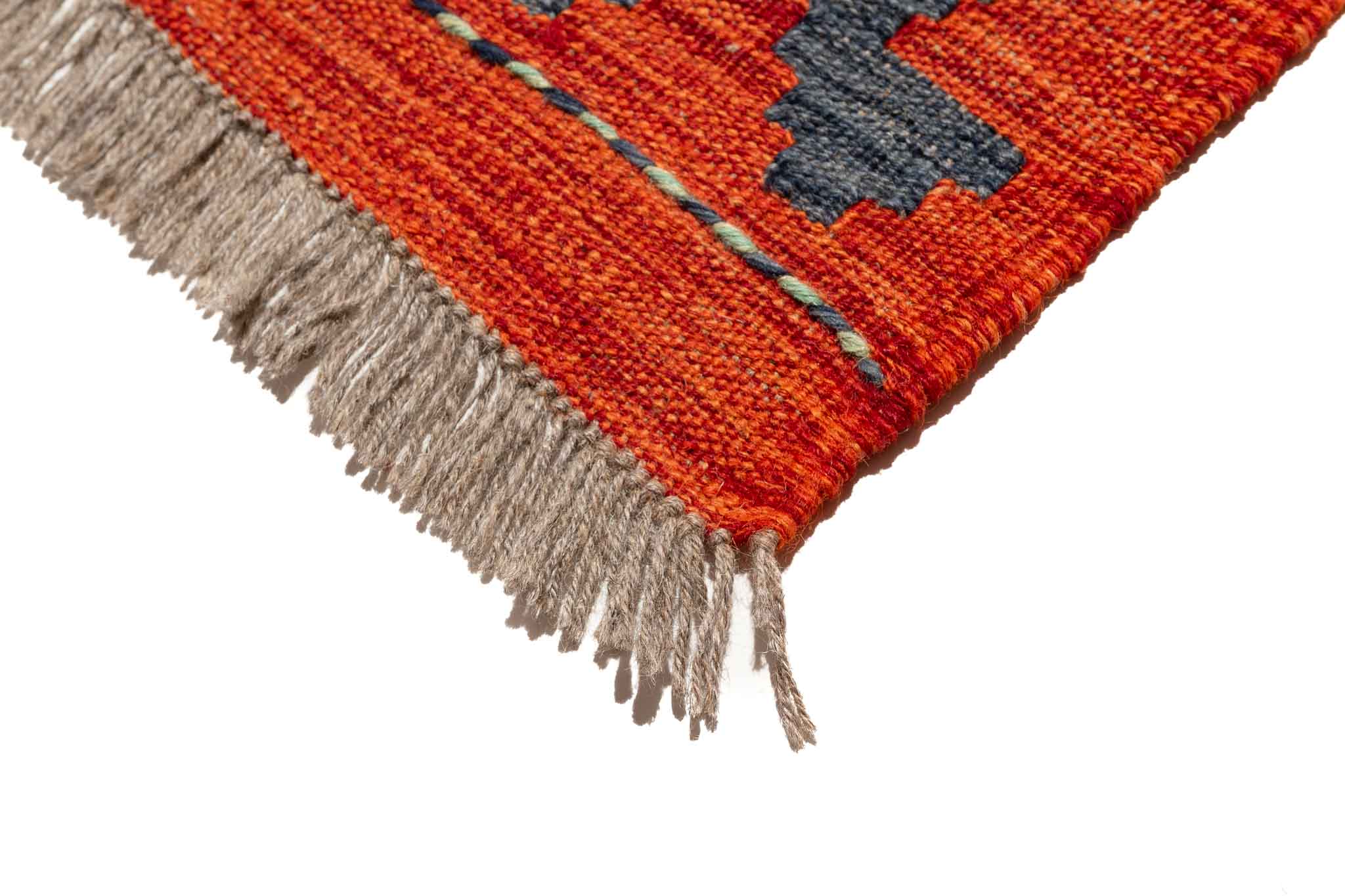 Afghanischer Kelim – 295 × 200 cm – handgewebt aus Schurwolle