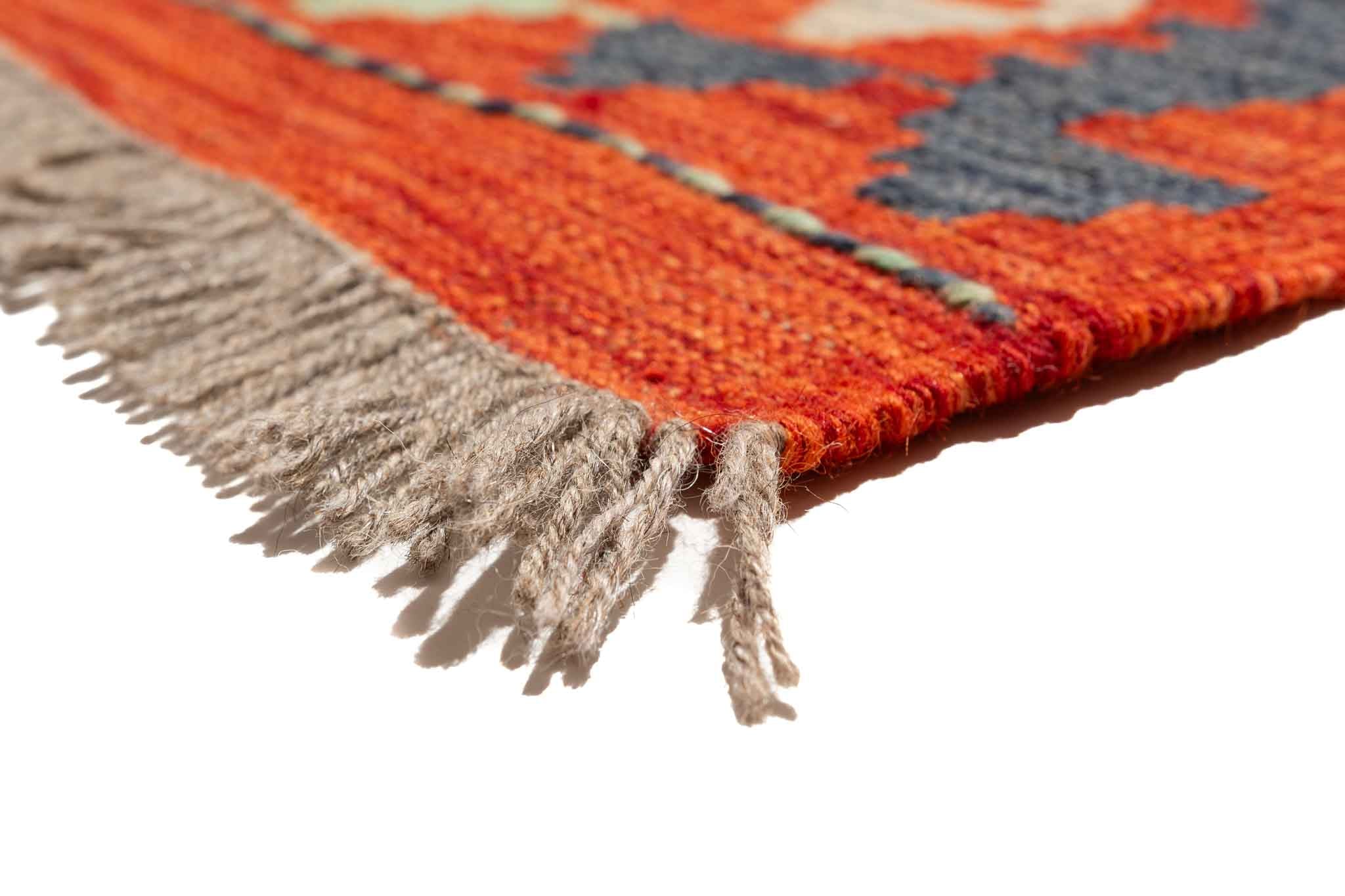 Afghanischer Kelim – 295 × 200 cm – handgewebt aus Schurwolle