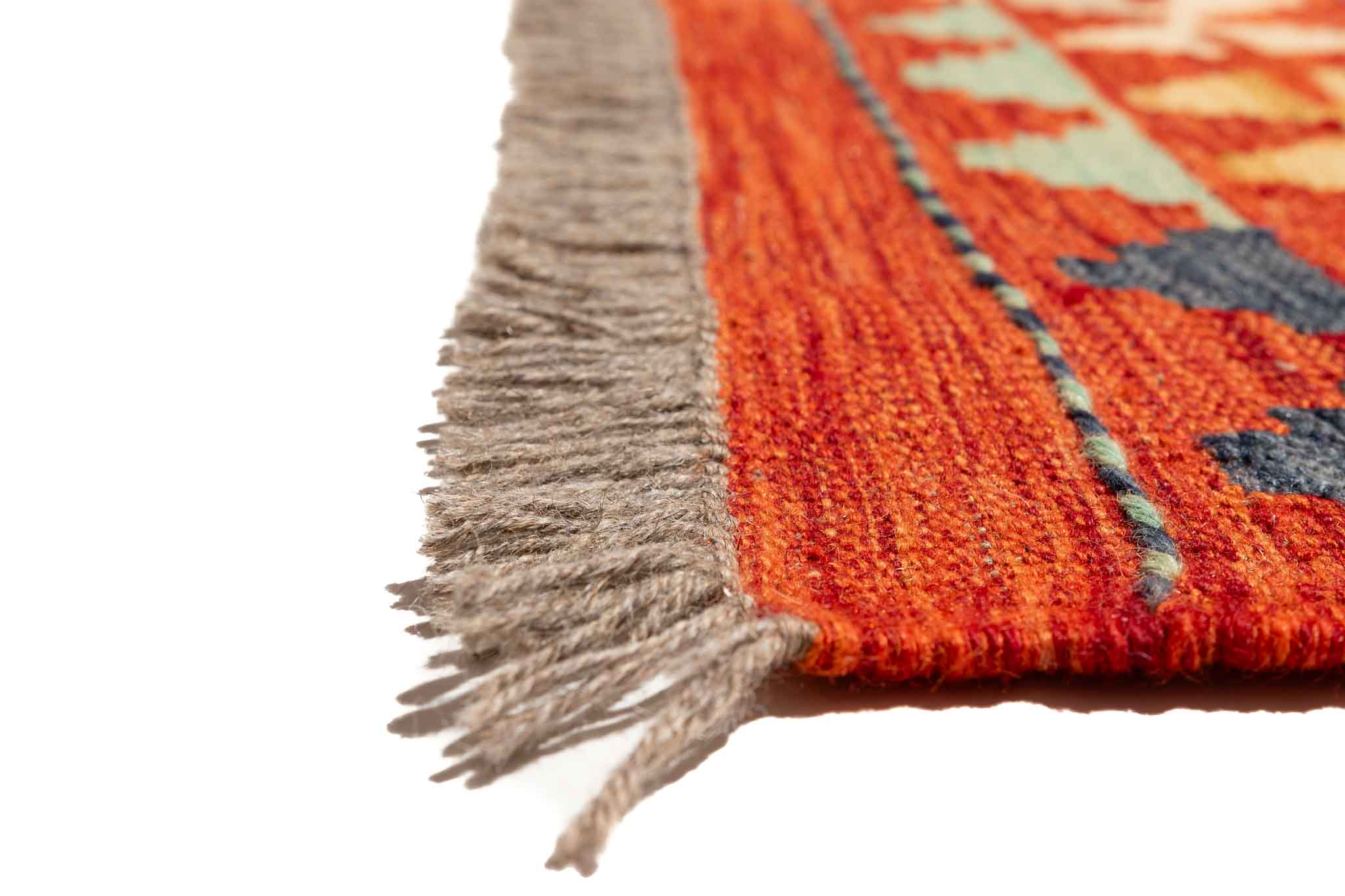 Afghanischer Kelim – 295 × 200 cm – handgewebt aus Schurwolle