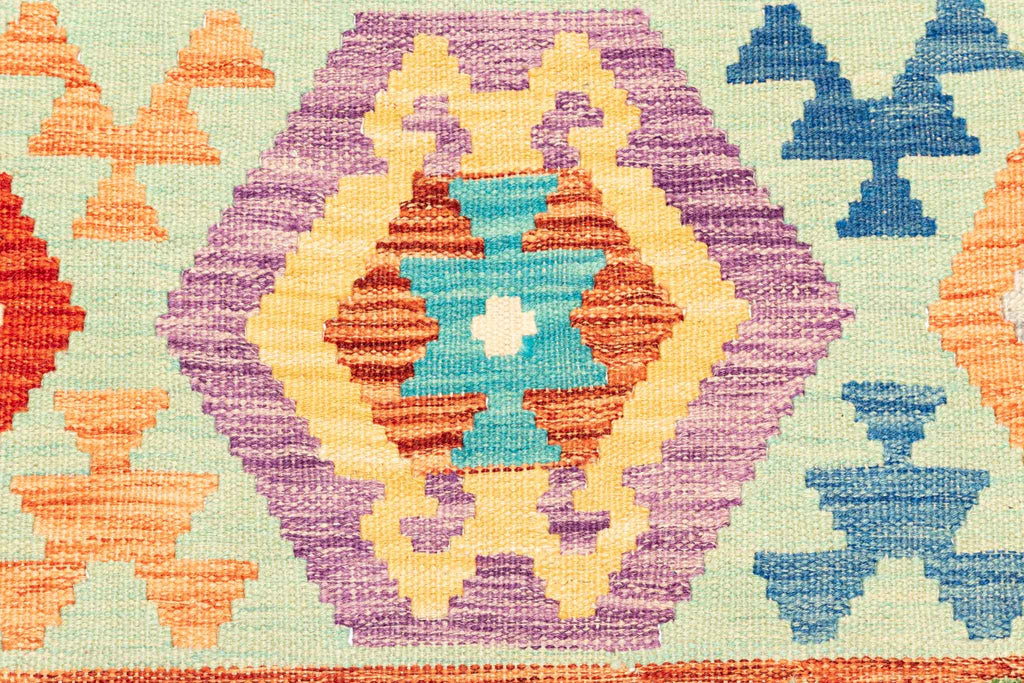 Afghanischer Kelim – 297 × 203 cm – handgewebt aus Schurwolle