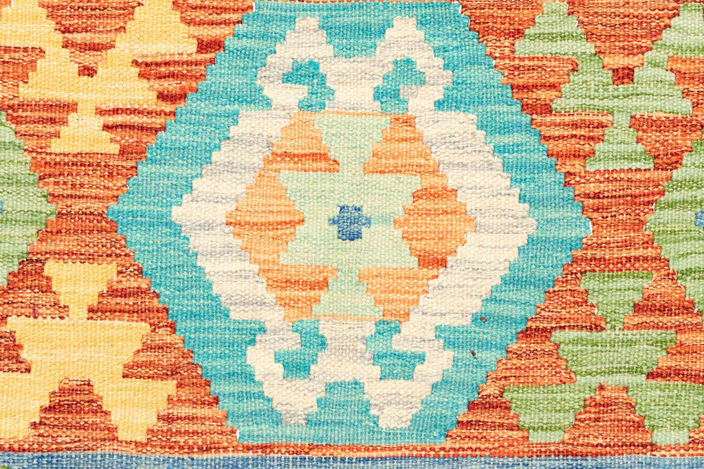 Afghanischer Kelim – 297 × 203 cm – handgewebt aus Schurwolle