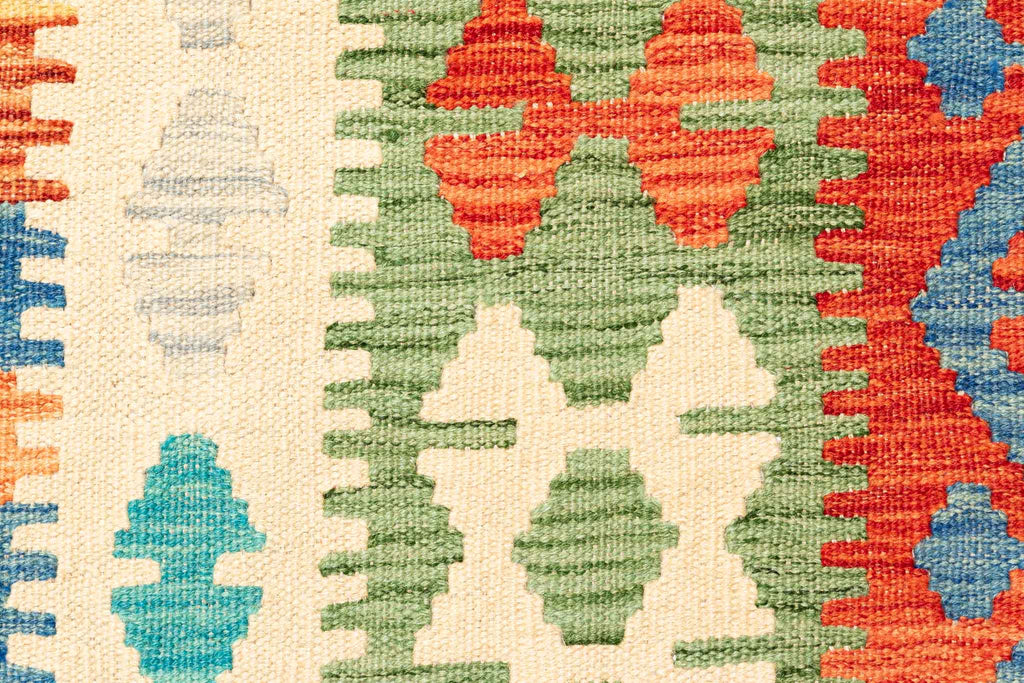 Afghanischer Kelim – 297 × 203 cm – handgewebt aus Schurwolle