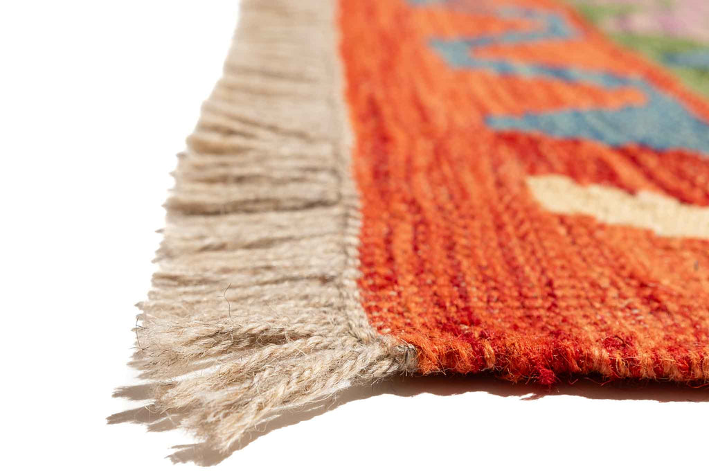 Afghanischer Kelim – 297 × 203 cm – handgewebt aus Schurwolle