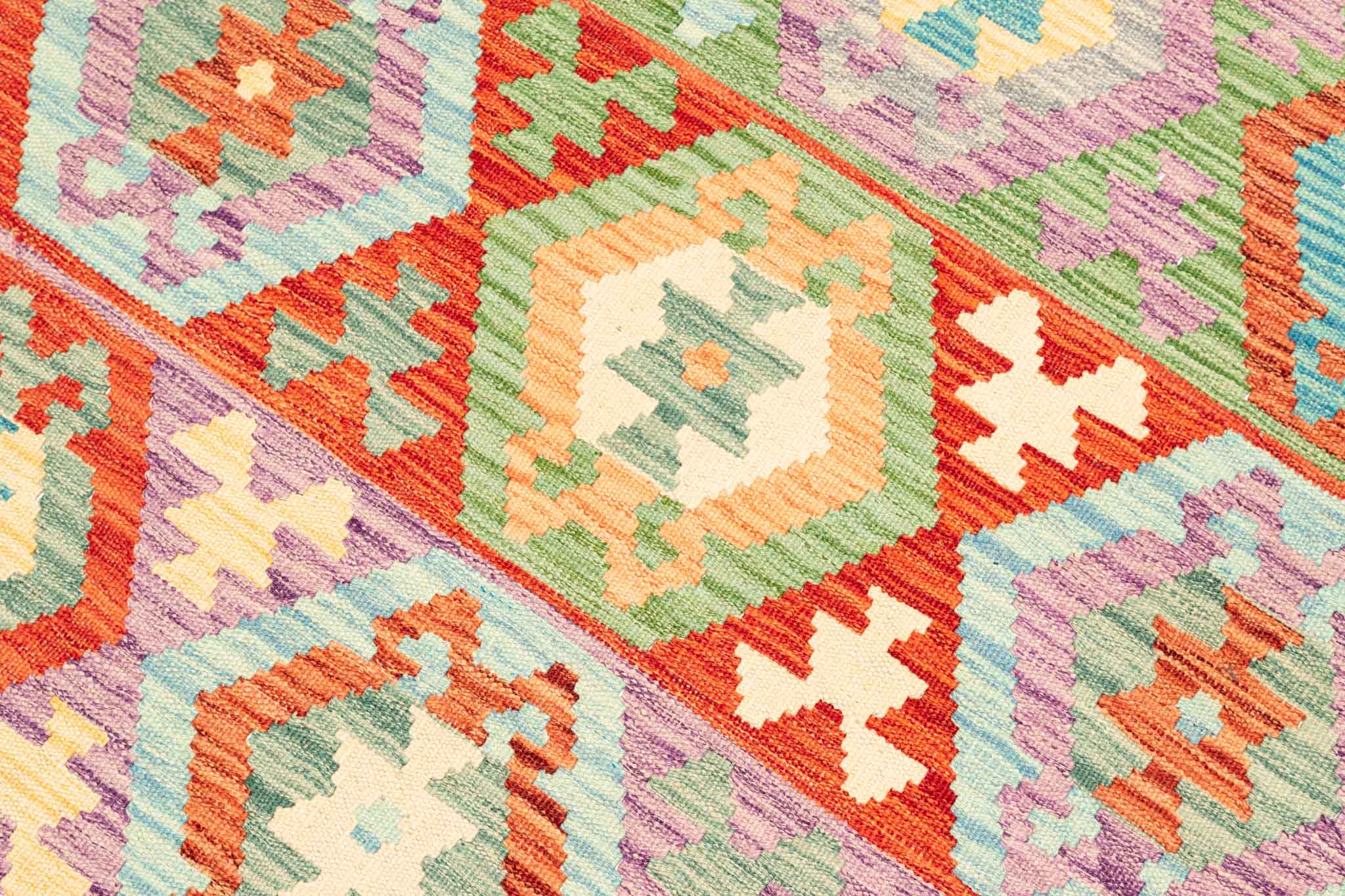 Afghanischer Kelim – 292 × 200 cm – handgewebt aus Schurwolle
