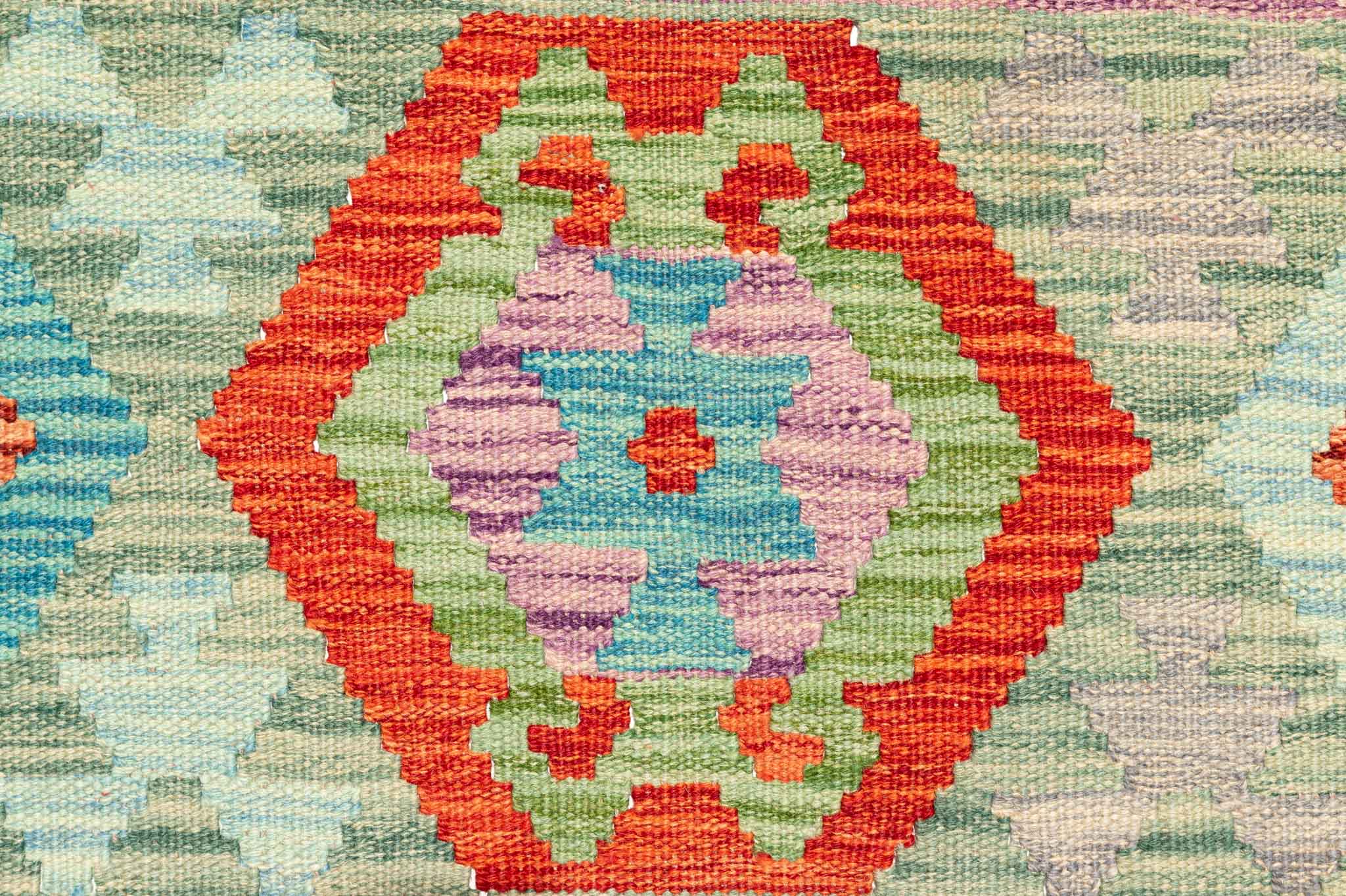 Afghanischer Kelim – 292 × 200 cm – handgewebt aus Schurwolle