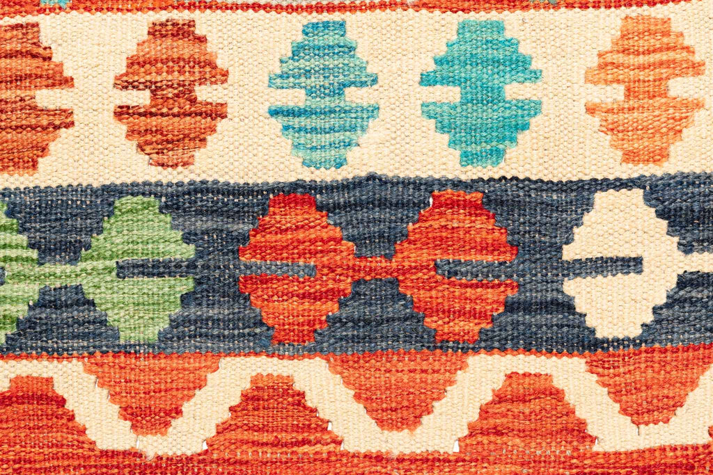 Afghanischer Kelim – 292 × 200 cm – handgewebt aus Schurwolle