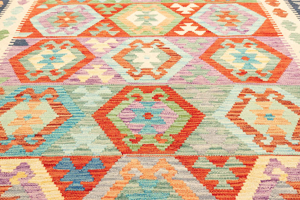 Afghanischer Kelim – 292 × 200 cm – handgewebt aus Schurwolle