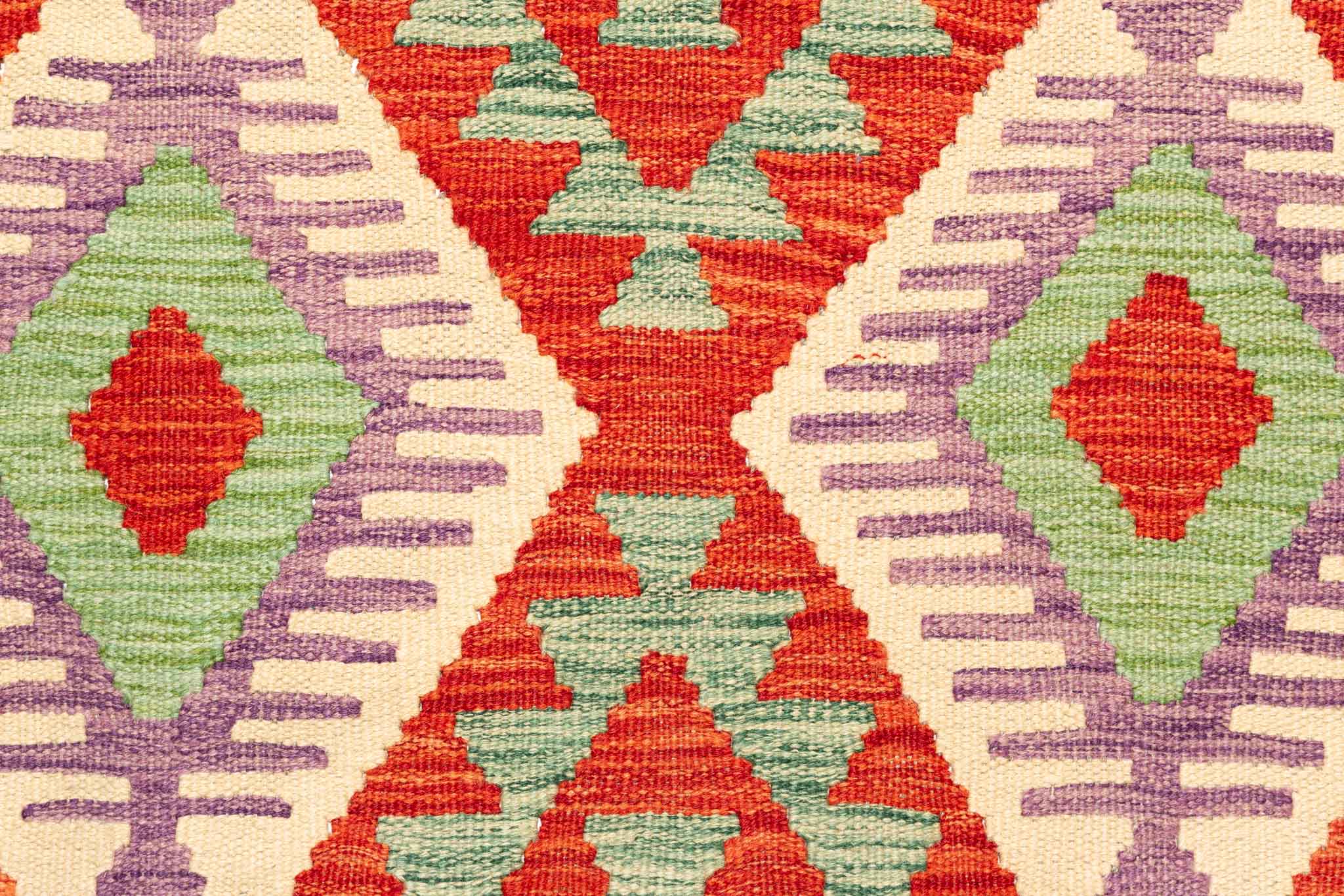 Afghanischer Kelim – 299 × 204 cm – handgewebt aus Schurwolle