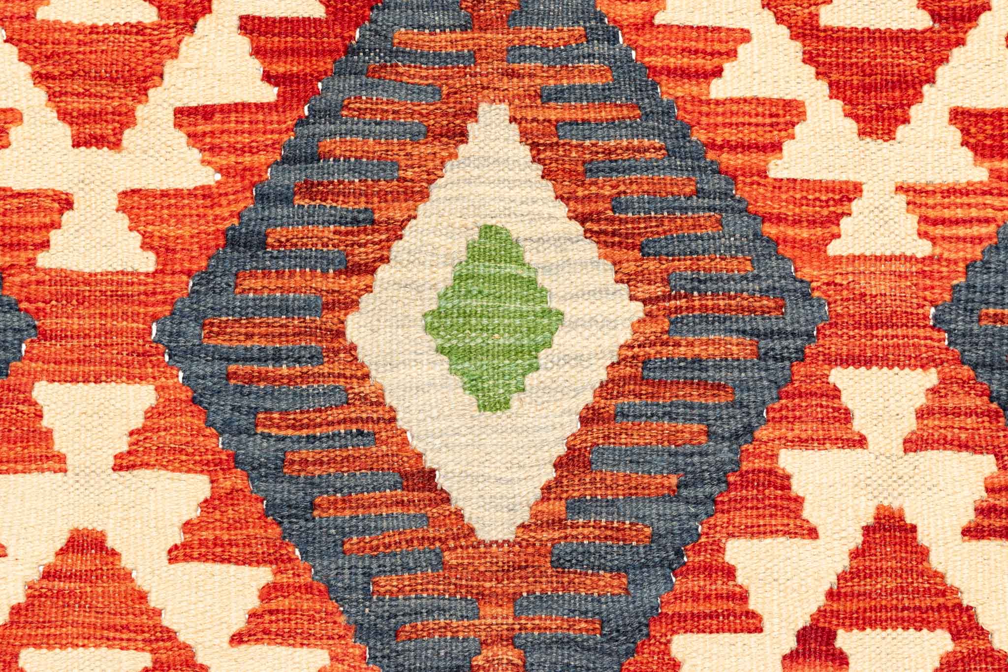 Afghanischer Kelim – 299 × 204 cm – handgewebt aus Schurwolle