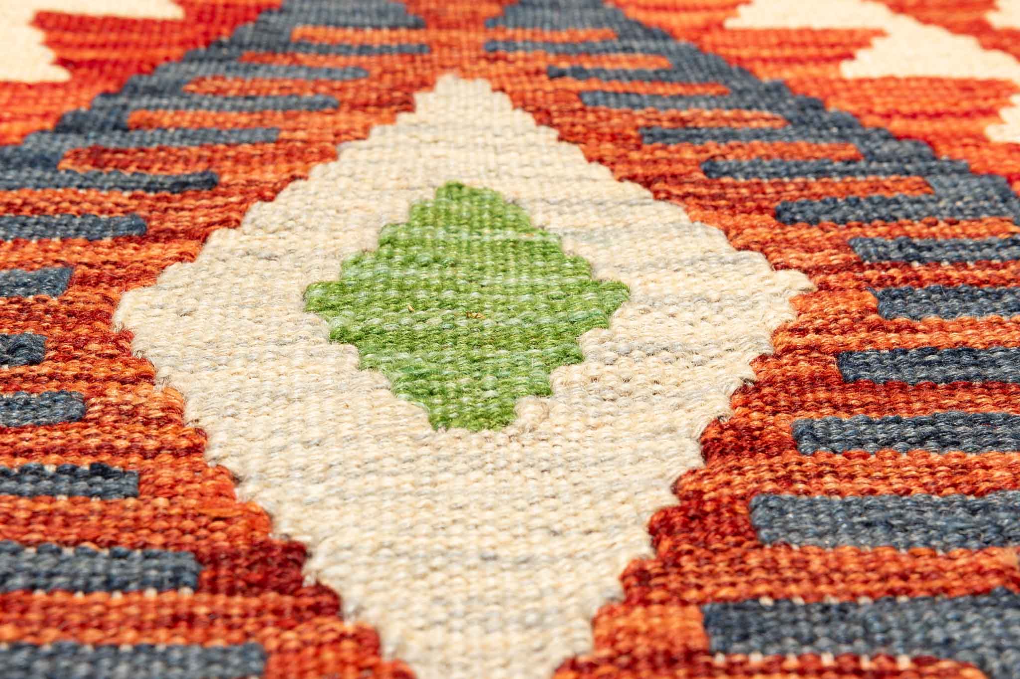 Afghanischer Kelim – 299 × 204 cm – handgewebt aus Schurwolle