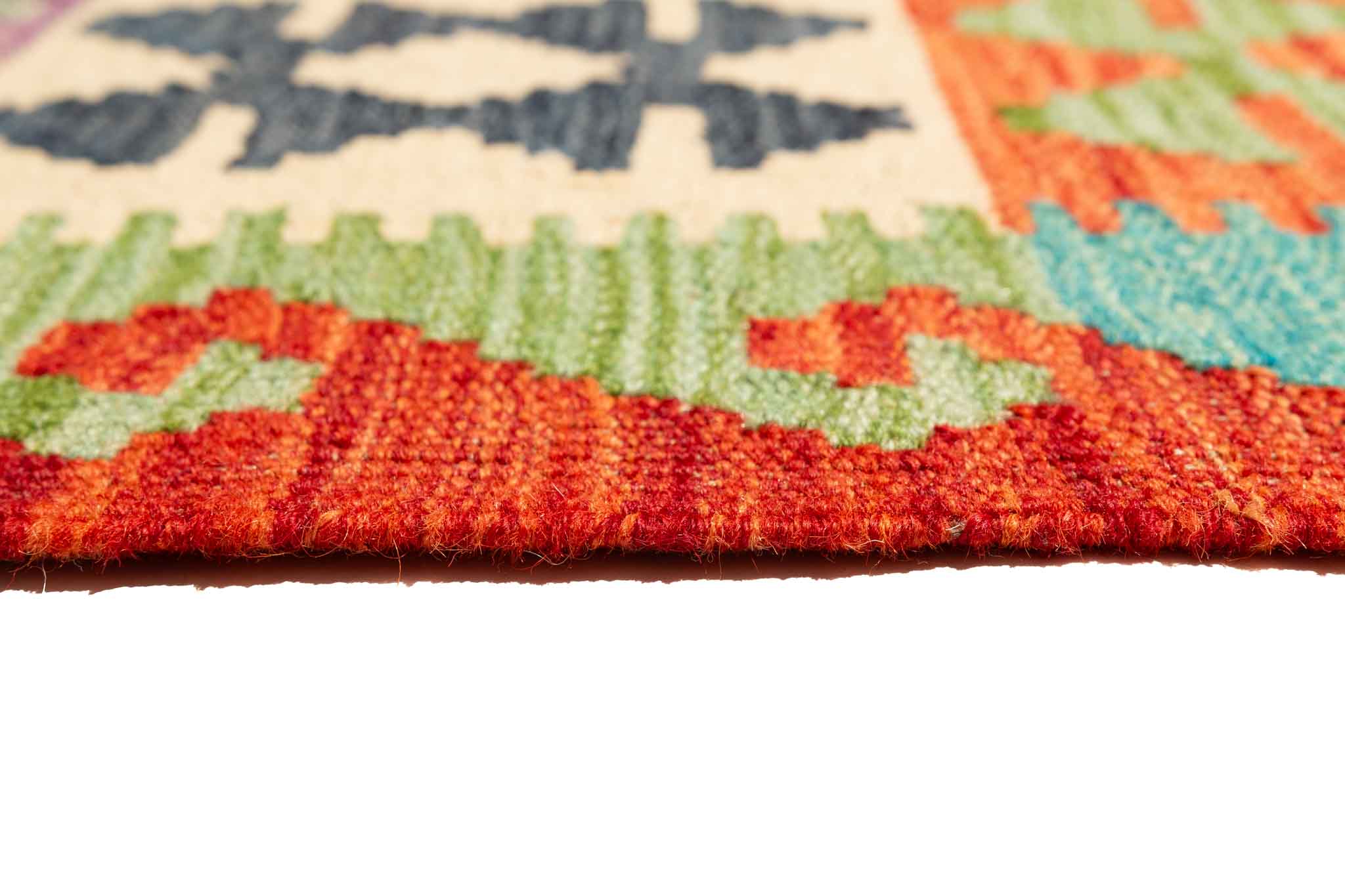 Afghanischer Kelim – 299 × 204 cm – handgewebt aus Schurwolle