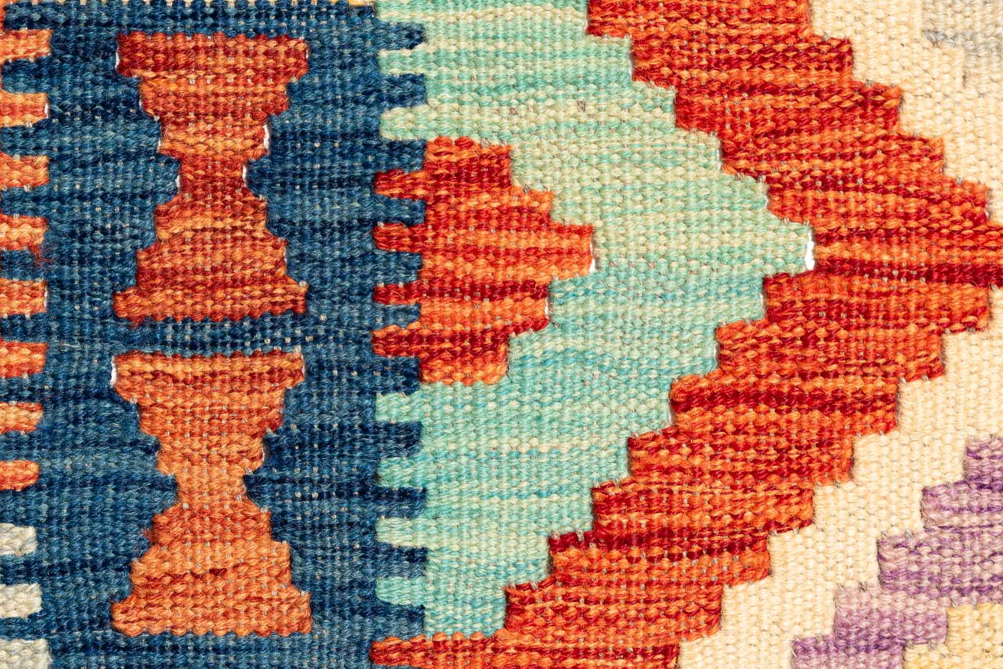 Afghanischer Kelim – 292 × 200 cm – handgewebt aus Schurwolle