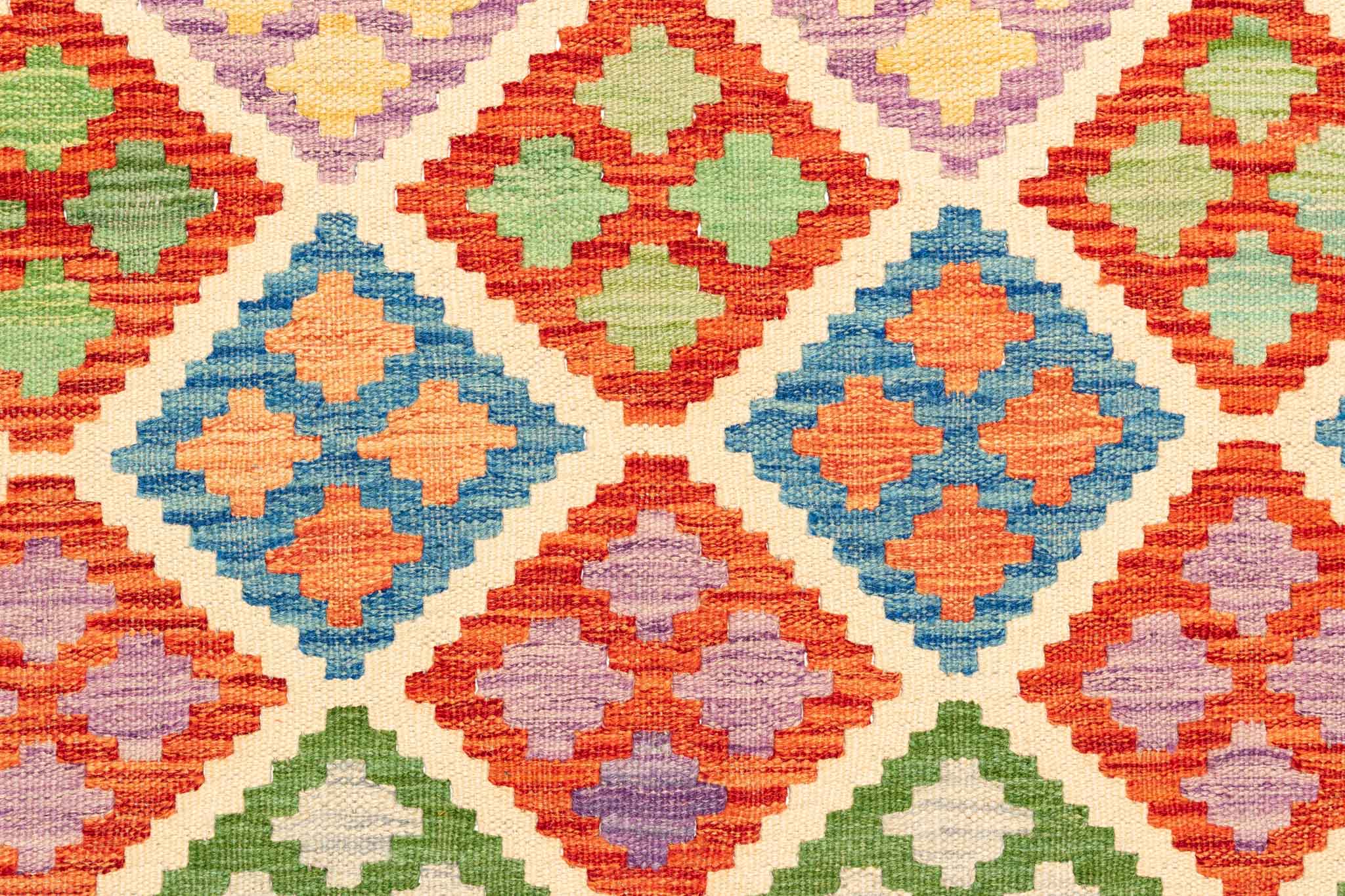 Afghanischer Kelim – 292 × 200 cm – handgewebt aus Schurwolle