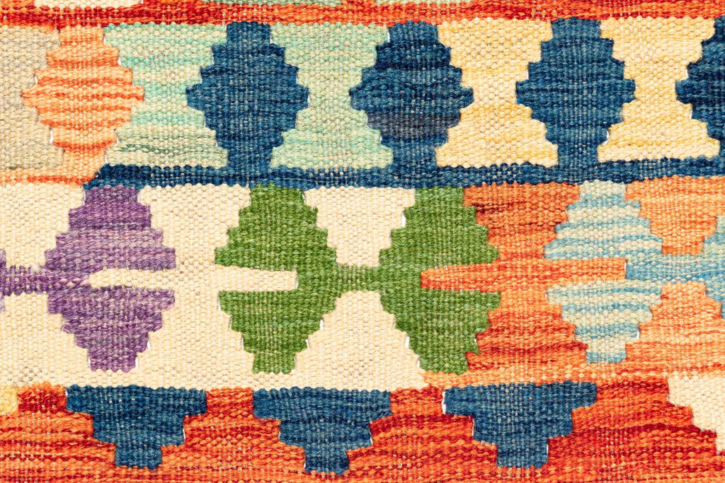 Afghanischer Kelim – 292 × 200 cm – handgewebt aus Schurwolle