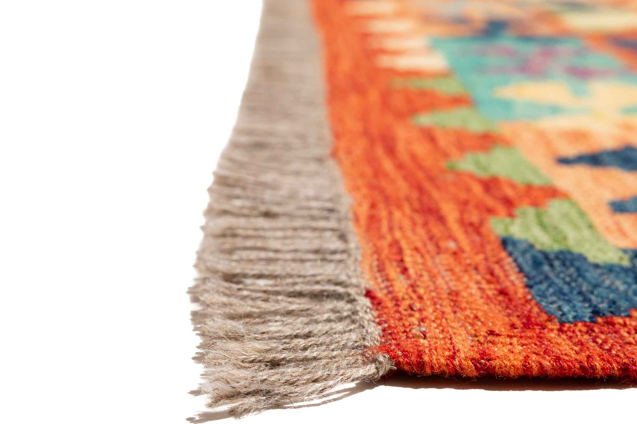 Afghanischer Kelim – 292 × 200 cm – handgewebt aus Schurwolle