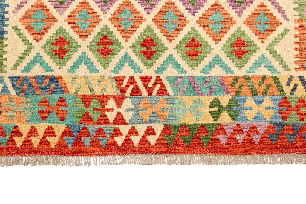 Afghanischer Kelim – 299 × 204 cm – handgewebt aus Schurwolle