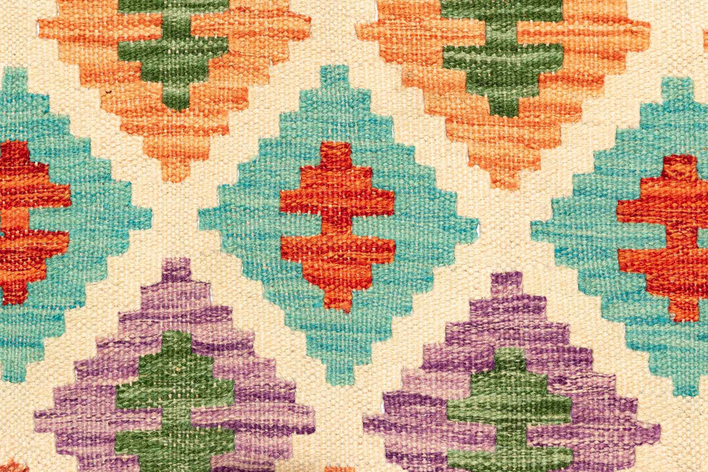 Afghanischer Kelim – 299 × 204 cm – handgewebt aus Schurwolle