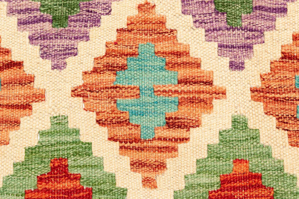 Afghanischer Kelim – 299 × 204 cm – handgewebt aus Schurwolle