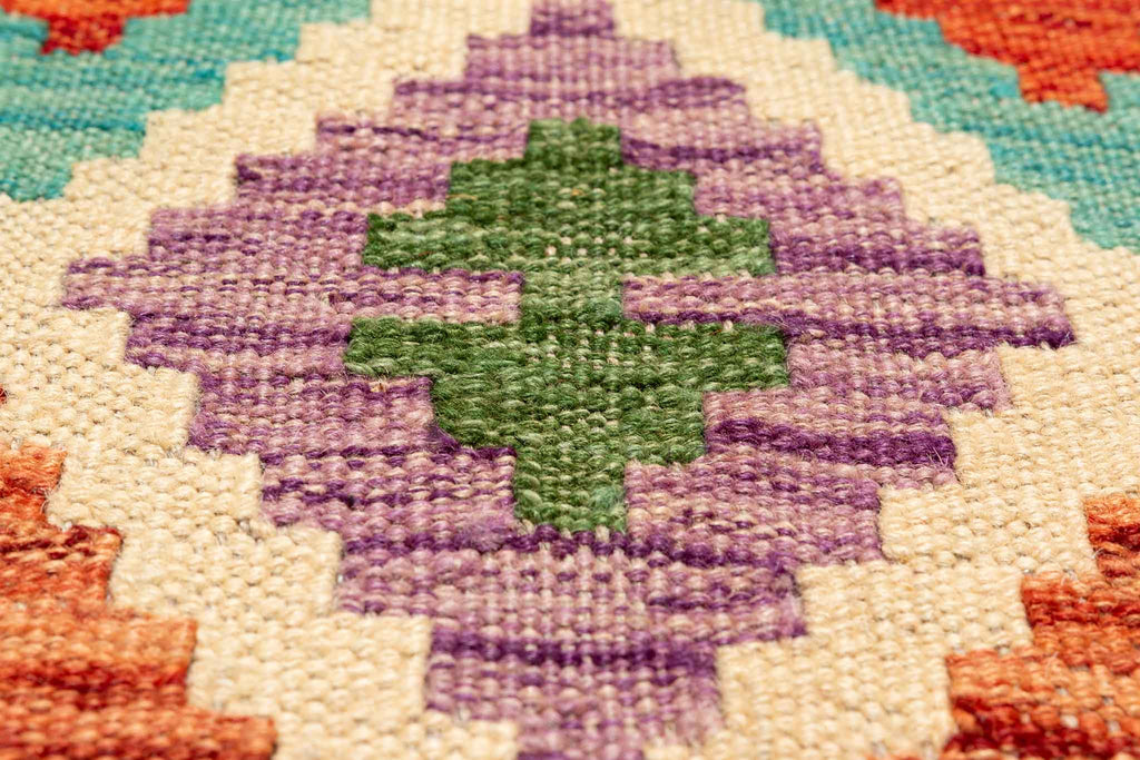 Afghanischer Kelim – 299 × 204 cm – handgewebt aus Schurwolle