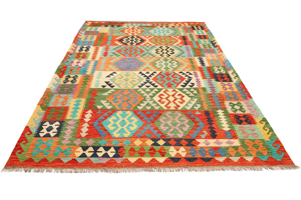 Afghanischer Kelim – 300 × 200 cm – handgewebt aus Schurwolle