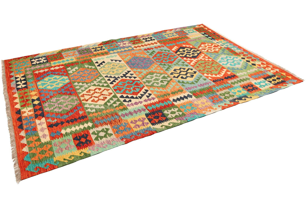 Afghanischer Kelim – 300 × 200 cm – handgewebt aus Schurwolle