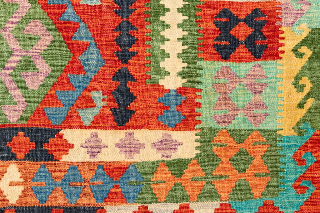 Afghanischer Kelim – 300 × 200 cm – handgewebt aus Schurwolle