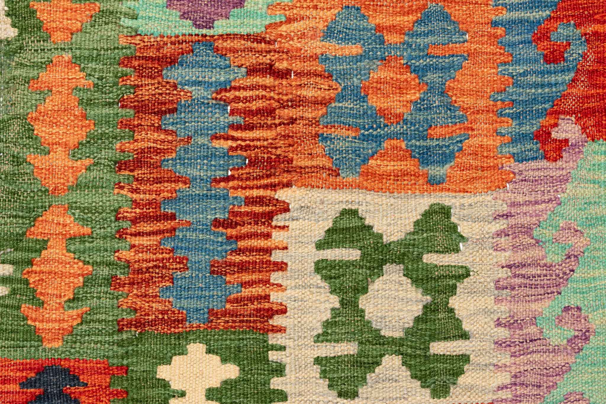 Afghanischer Kelim – 300 × 200 cm – handgewebt aus Schurwolle