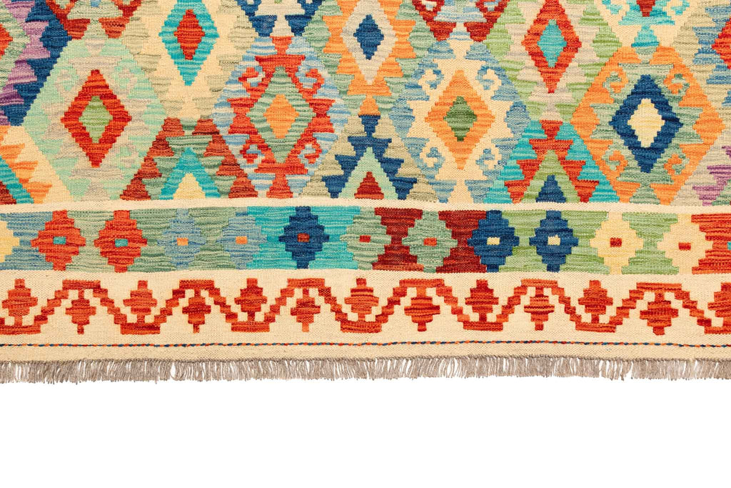 Afghanischer Kelim – 298 × 202 cm – handgewebt aus Schurwolle