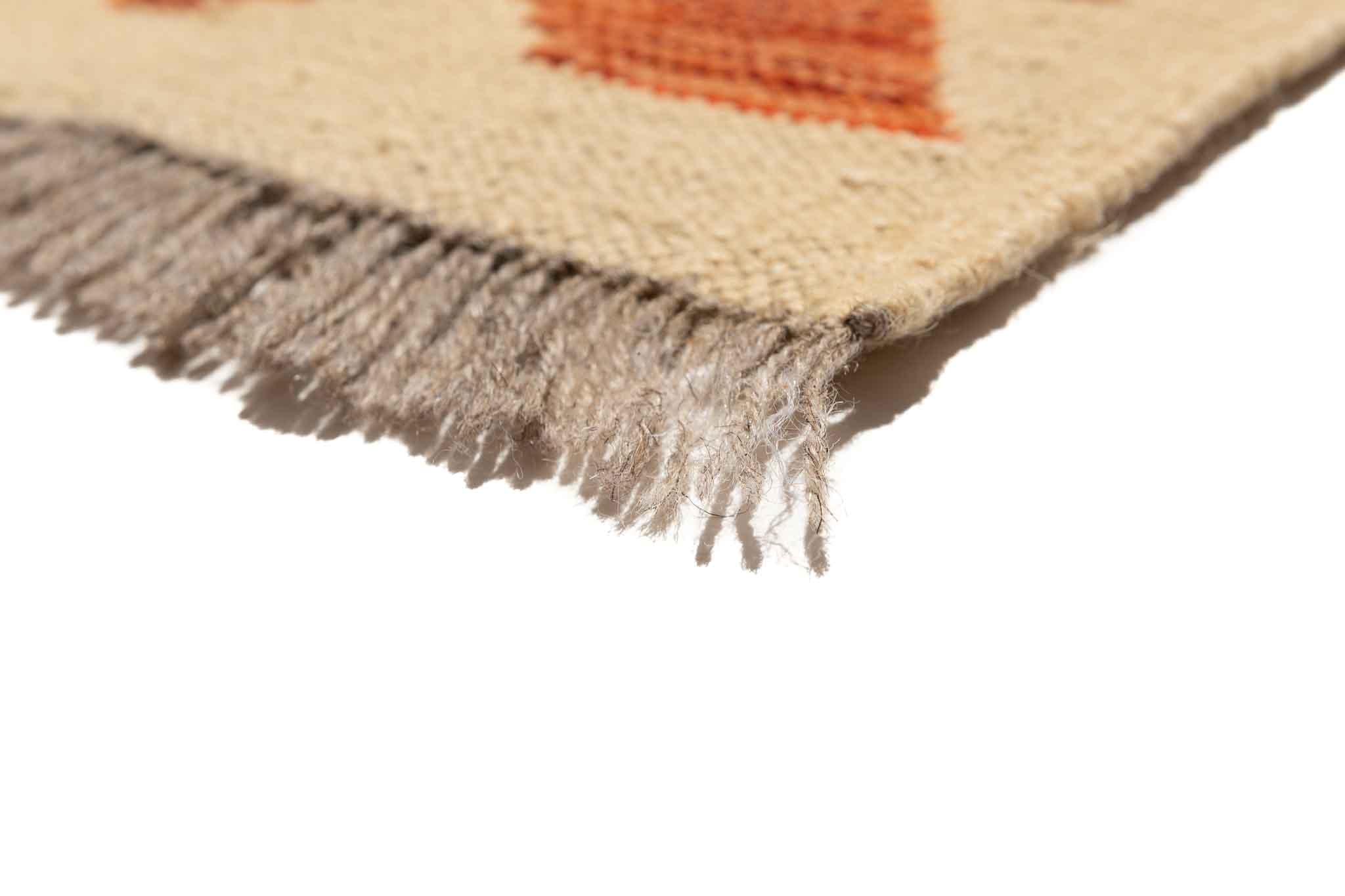 Afghanischer Kelim – 296 × 200 cm – handgewebt aus Schurwolle