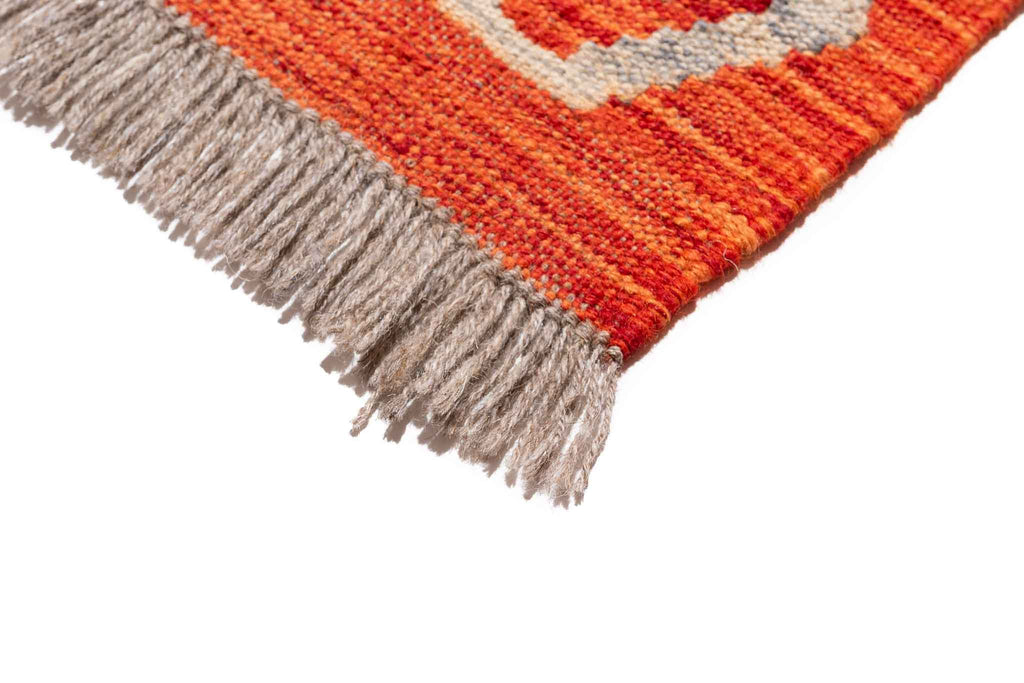 Afghanischer Kelim – 296 × 250 cm – handgewebt aus Schurwolle