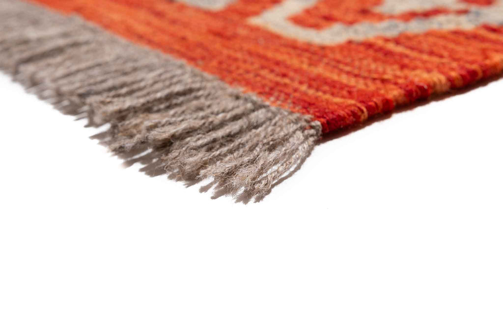 Afghanischer Kelim – 296 × 250 cm – handgewebt aus Schurwolle