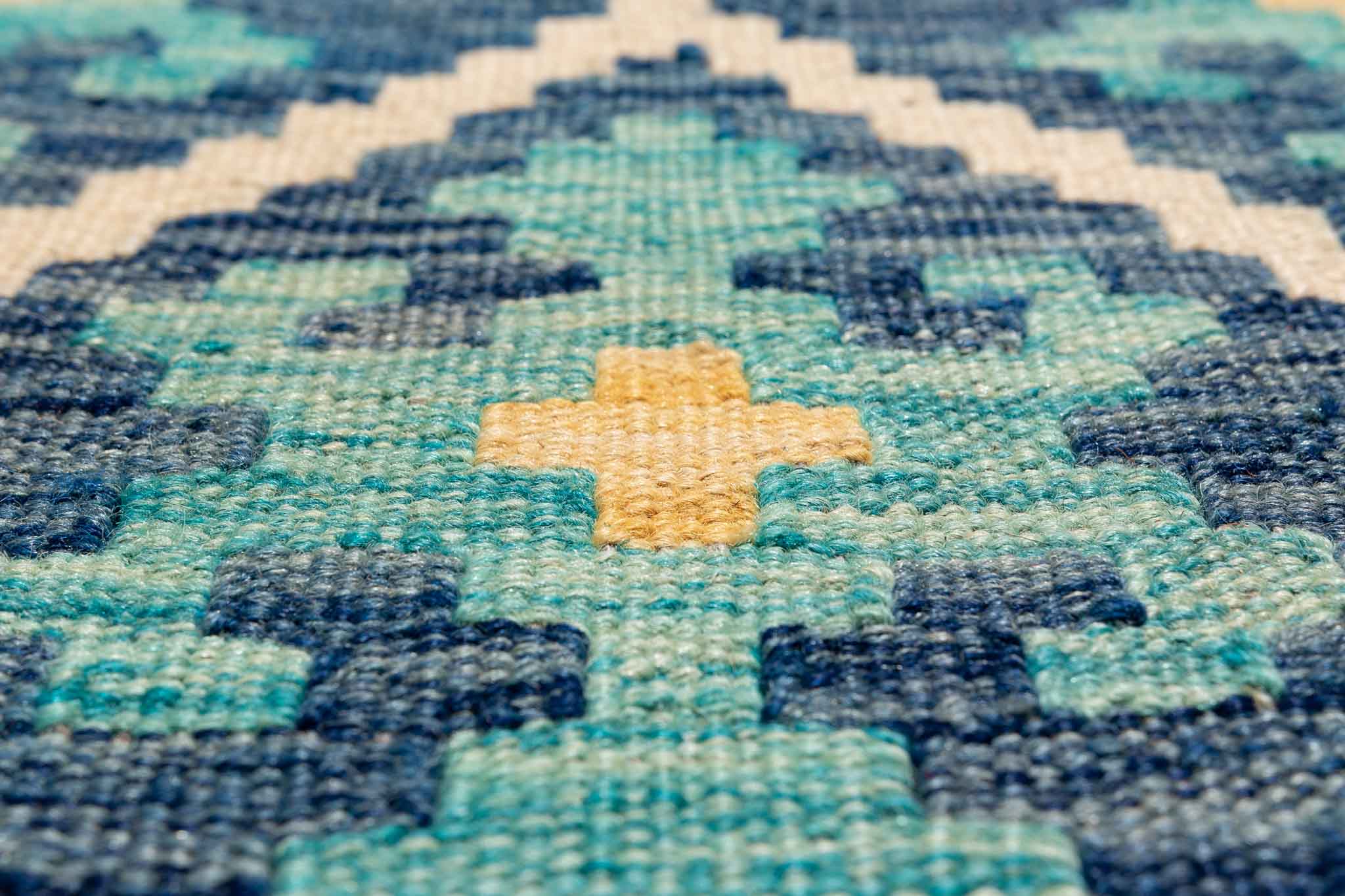 Afghanischer Kelim – 294 × 252 cm – handgewebt aus Schurwolle