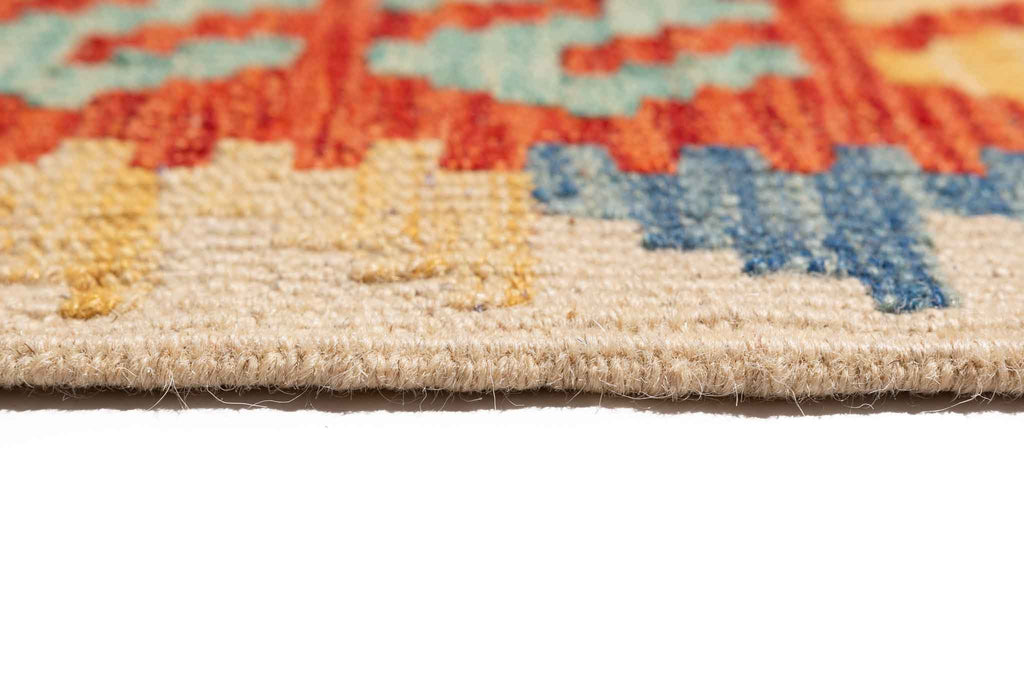 Afghanischer Kelim – 294 × 252 cm – handgewebt aus Schurwolle