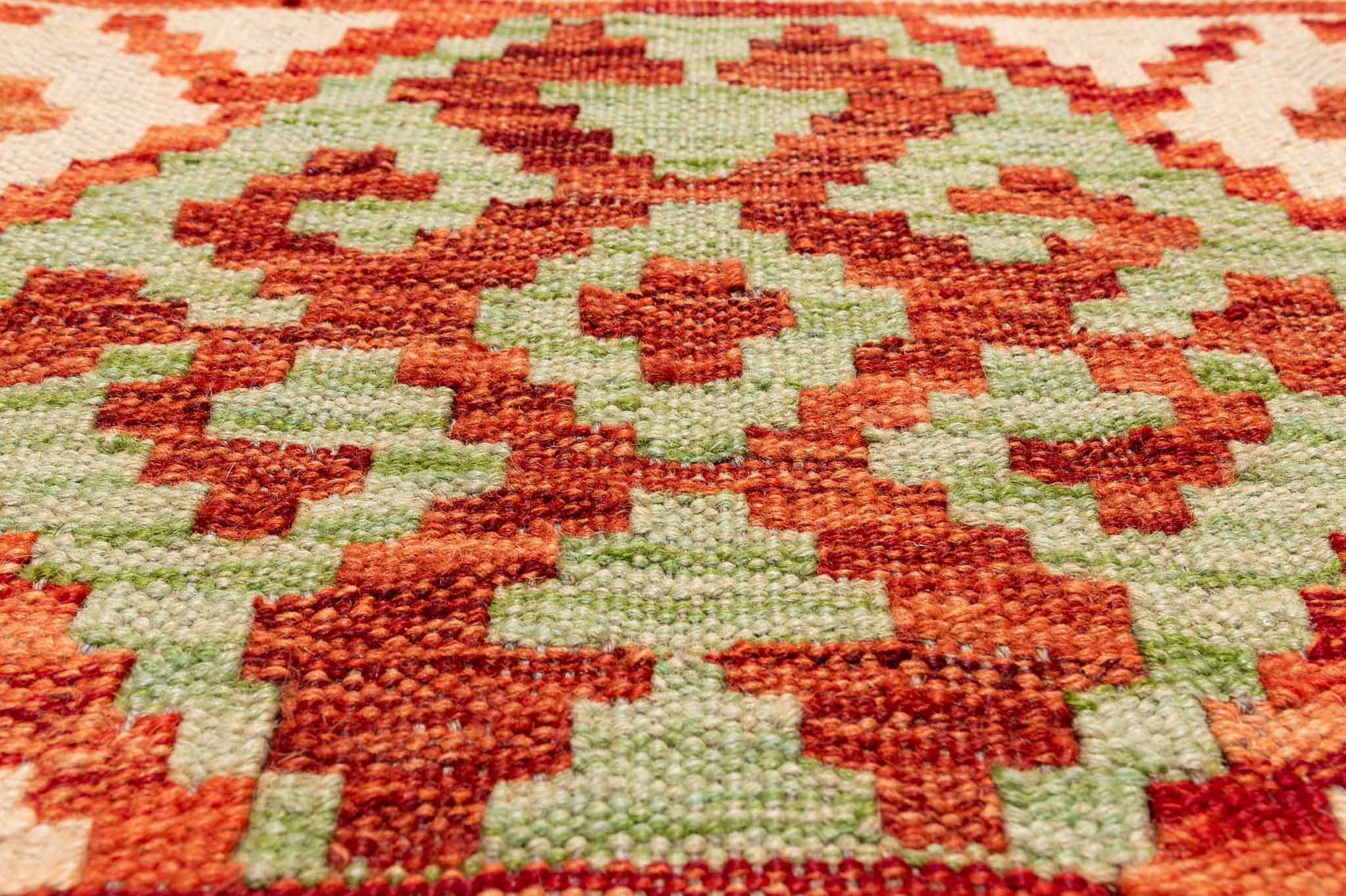 Afghanischer Kelim – 340 × 243 cm – handgewebt aus Schurwolle