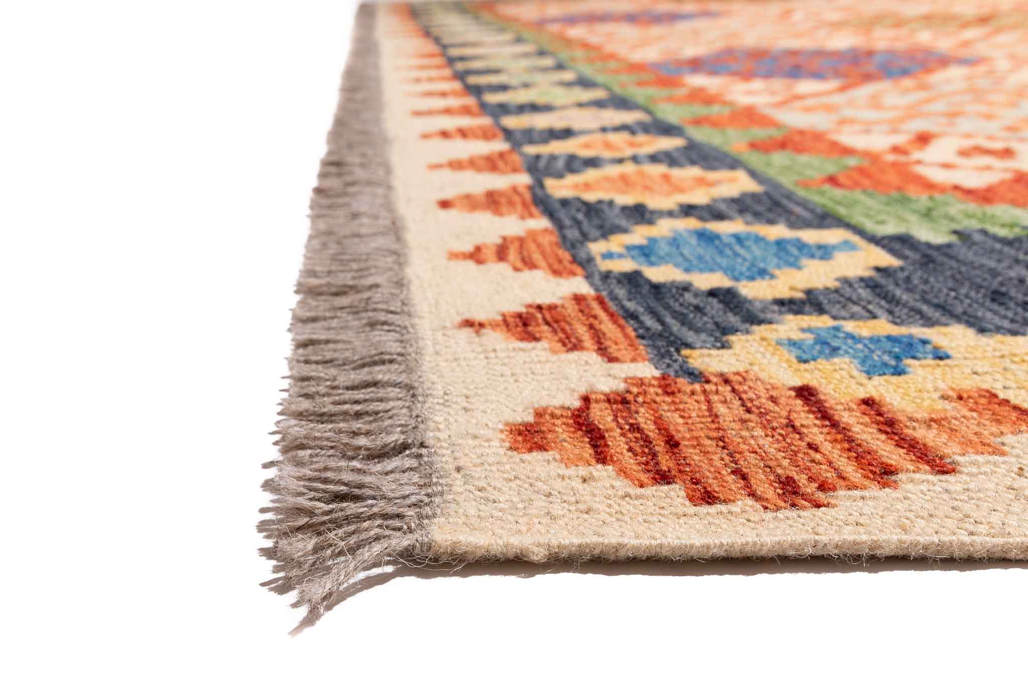 Afghanischer Kelim – 340 × 243 cm – handgewebt aus Schurwolle