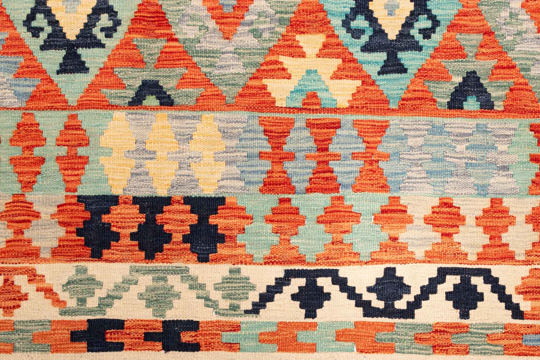 Afghanischer Kelim – 345 × 258 cm – handgewebt aus Schurwolle