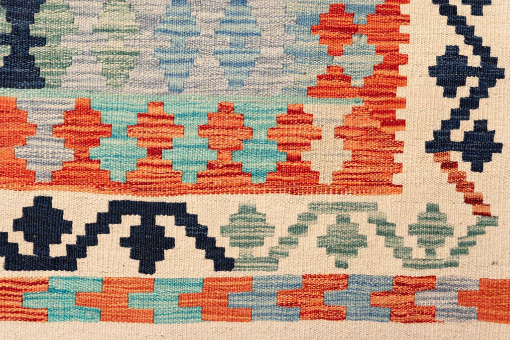 Afghanischer Kelim – 345 × 258 cm – handgewebt aus Schurwolle