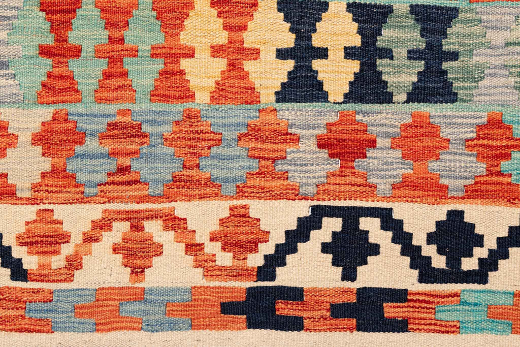 Afghanischer Kelim – 345 × 258 cm – handgewebt aus Schurwolle