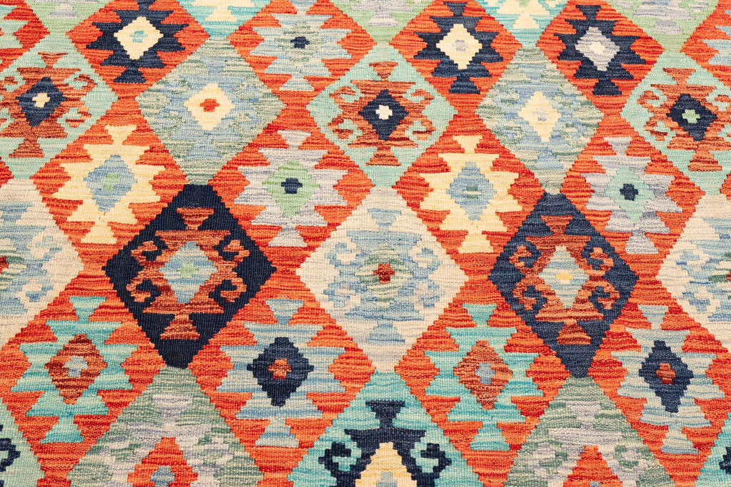 Afghanischer Kelim – 345 × 258 cm – handgewebt aus Schurwolle