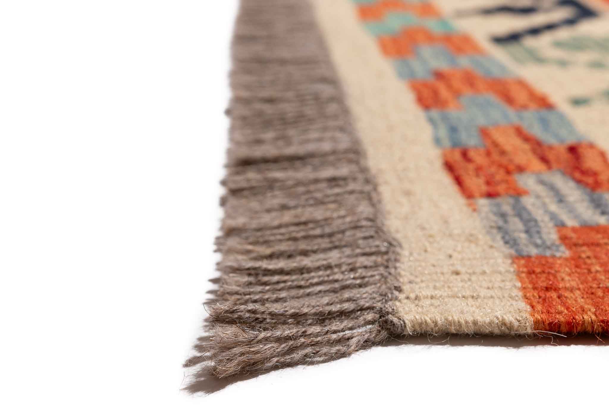 Afghanischer Kelim – 345 × 258 cm – handgewebt aus Schurwolle