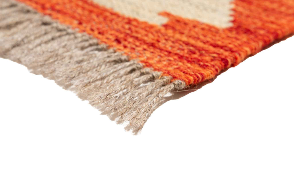 Afghanischer Kelim – 200 × 80 cm – handgewebt aus Schurwolle