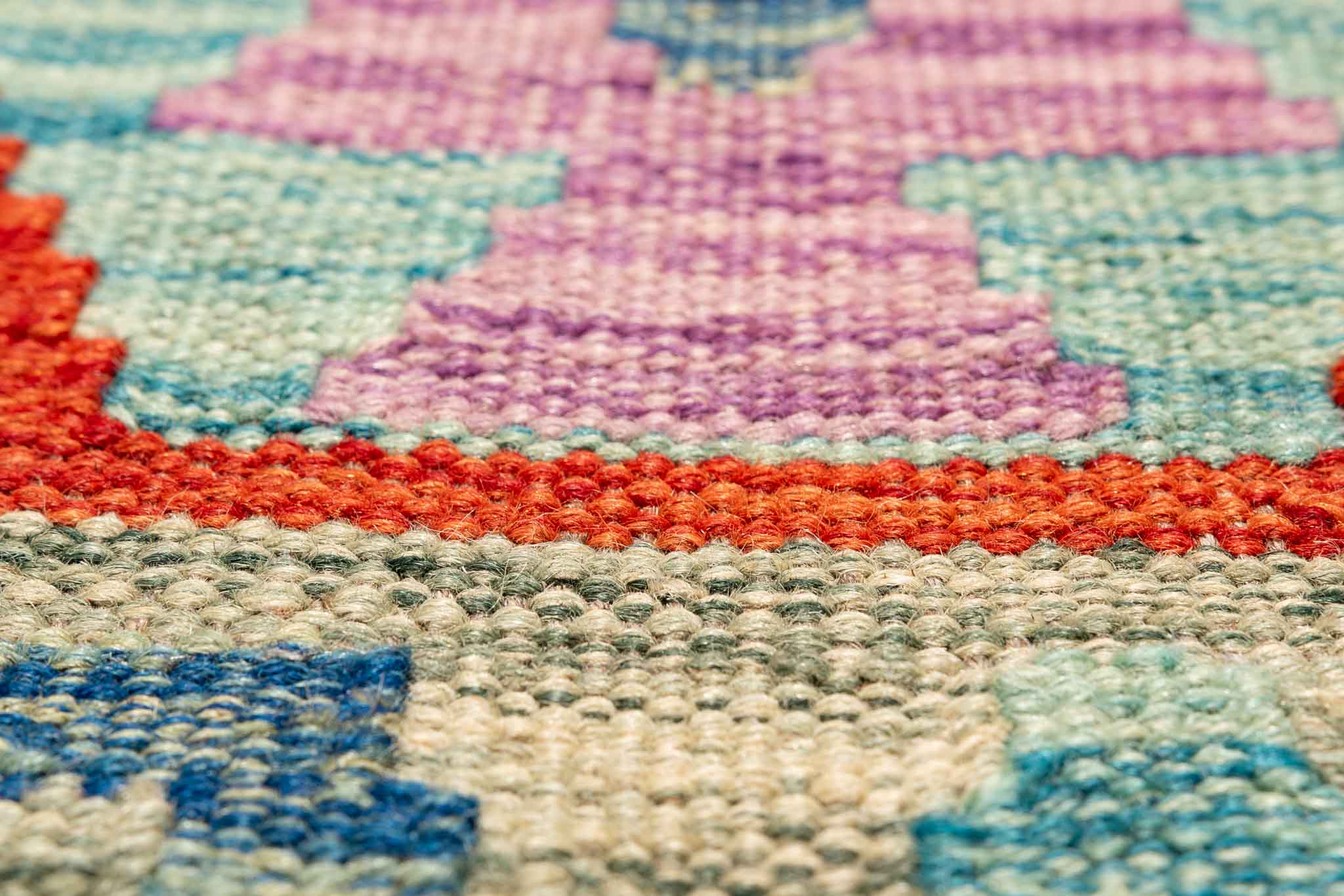 Afghanischer Kelim – 195 × 85 cm – handgewebt aus Schurwolle